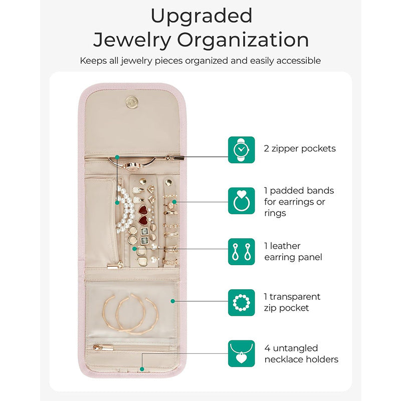 Jewelry organizer with versatile compartment layout Kalsten