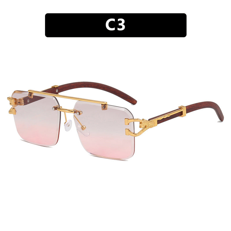 Women's fashionable glasses with innovative frame and luxurious wood detail Kalsten