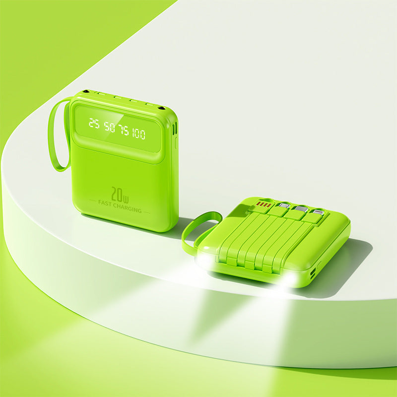 Portable power bank with multifunctional fast charging capability and digital display Kalsten
