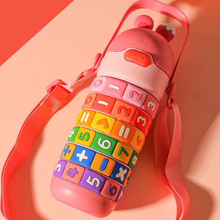 Women's Toy Water Bottle with Counting Function Kalsten