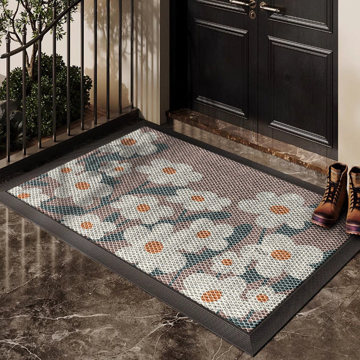 Decorative Stone Pattern Welcome Mat