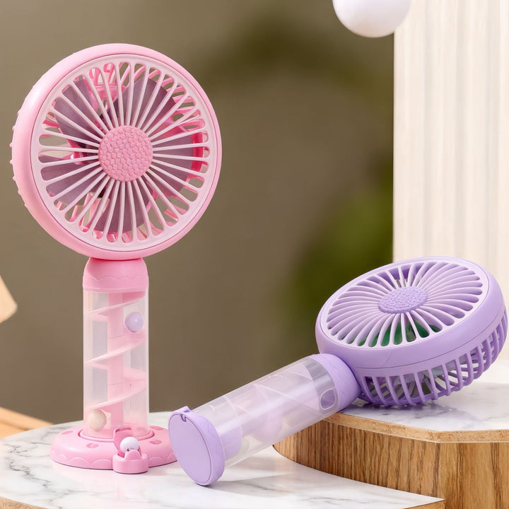 Ladies Portable Mini USB Fan with Creative Spiral Design Kalsten