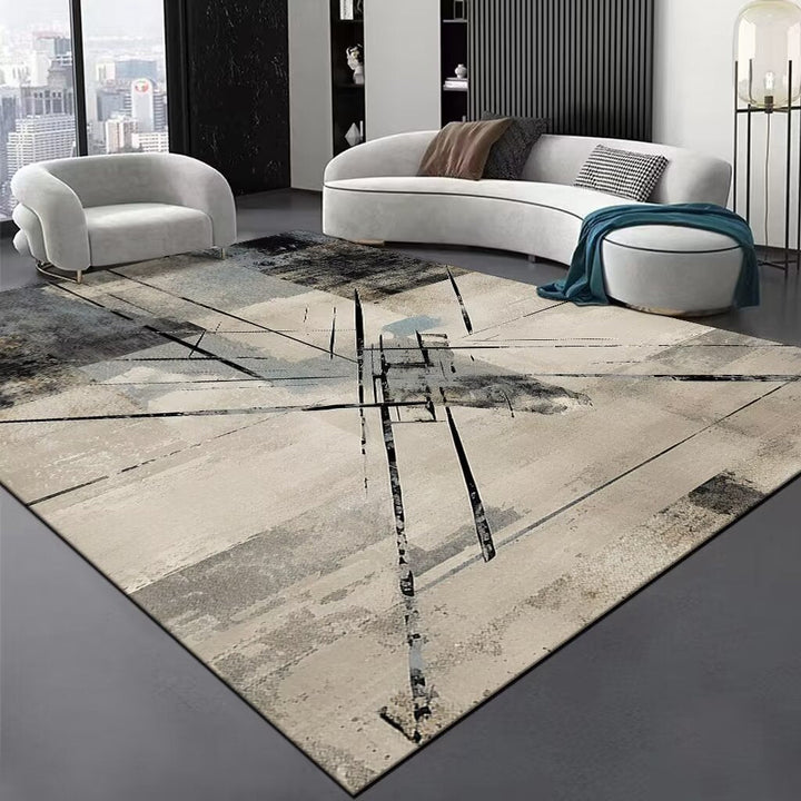 Contemporary Wave Pattern Area Rug Kalsten