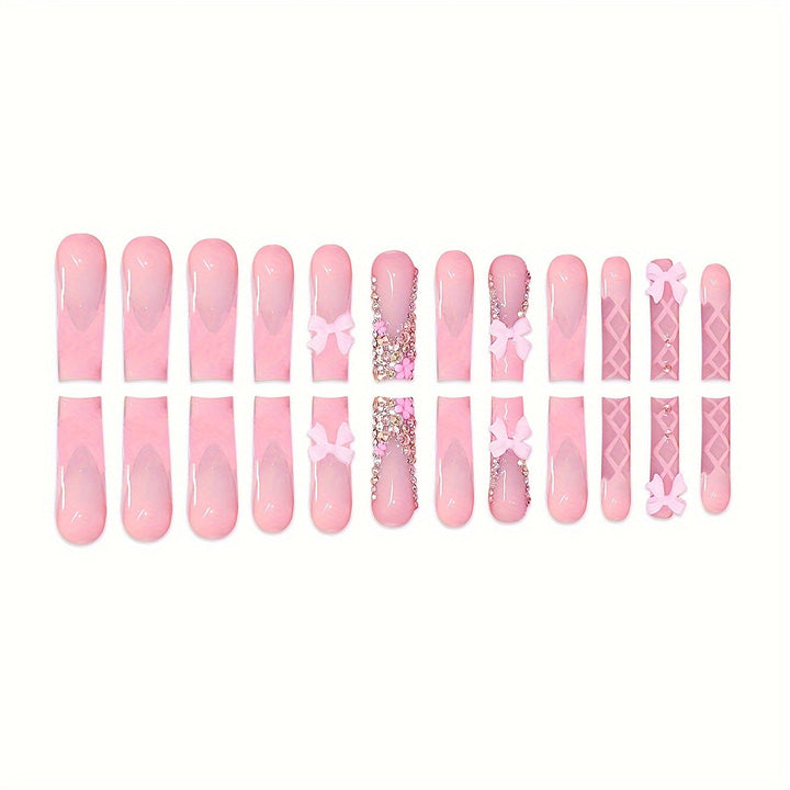 Decorative Press-On Nail Set Kalsten