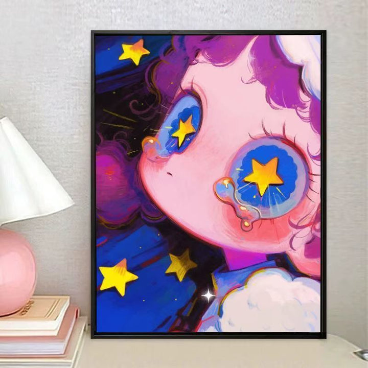Whimsical Fantasy Character Canvas Art Print Kalsten