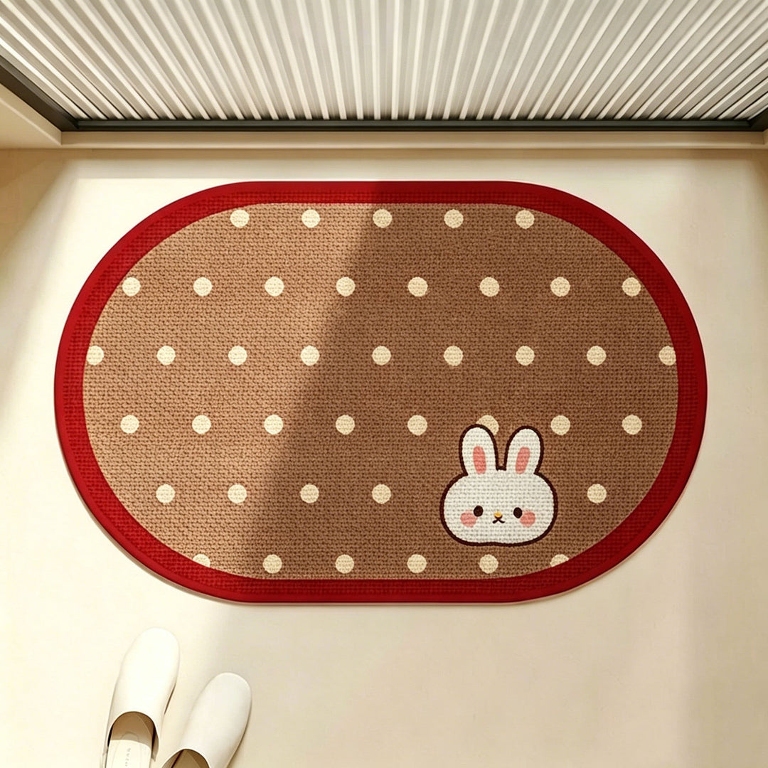 Cute Polka Dot Bath Mat Kalsten