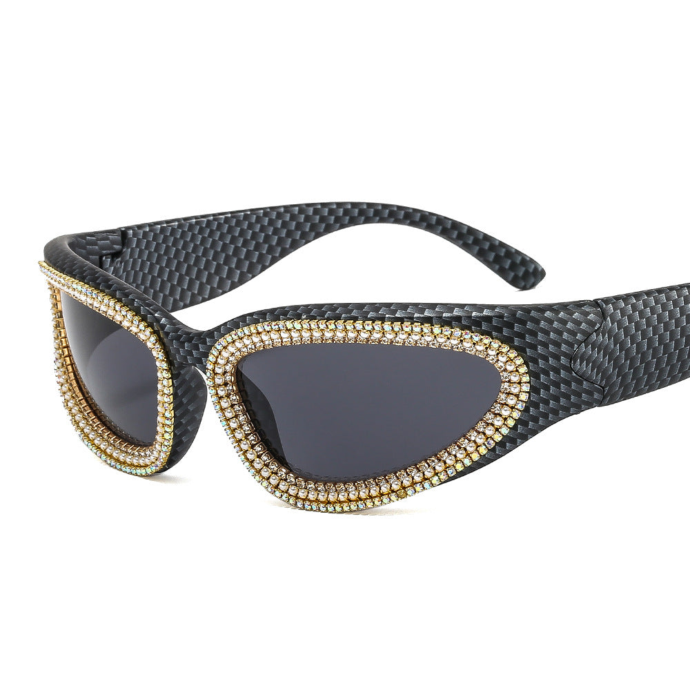 Ladies stylish sunglasses with sparkling crystal frame Kalsten