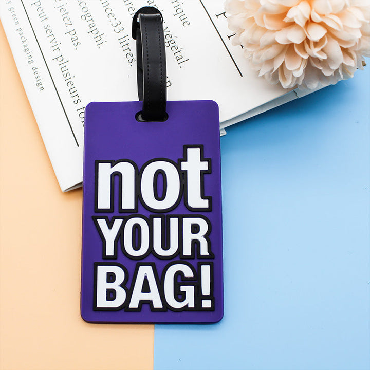 Unisex Luggage Tag with Humorous Saying Kalsten