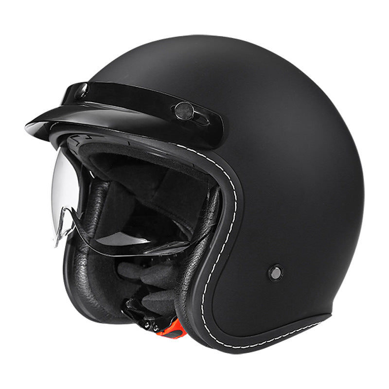 Retro Open-Face Motorcycle Helmet Kalsten
