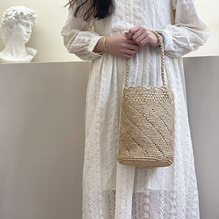 Handmade Woven Basket Bag Kalsten