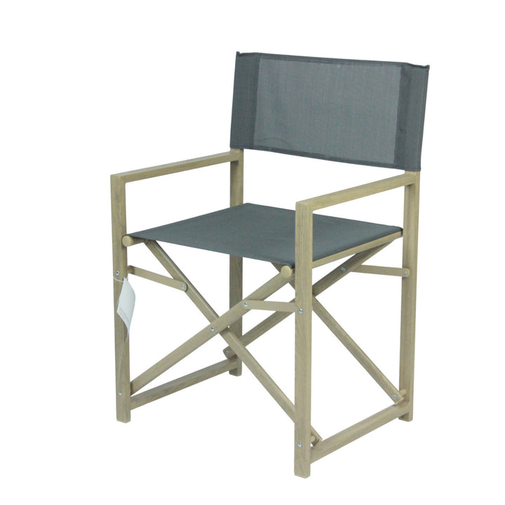 Folding chair with backrest made of high-quality wood Kalsten