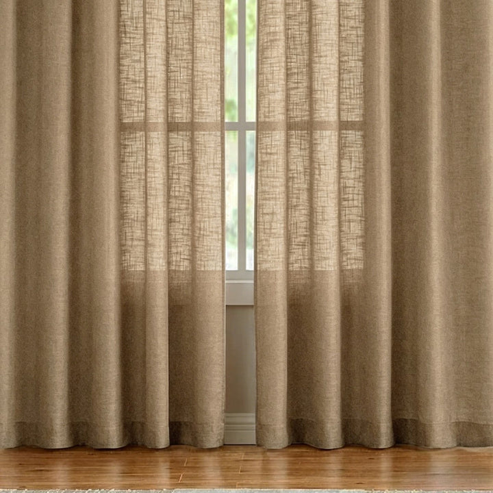 Sheer Linen Window Curtains Kalsten