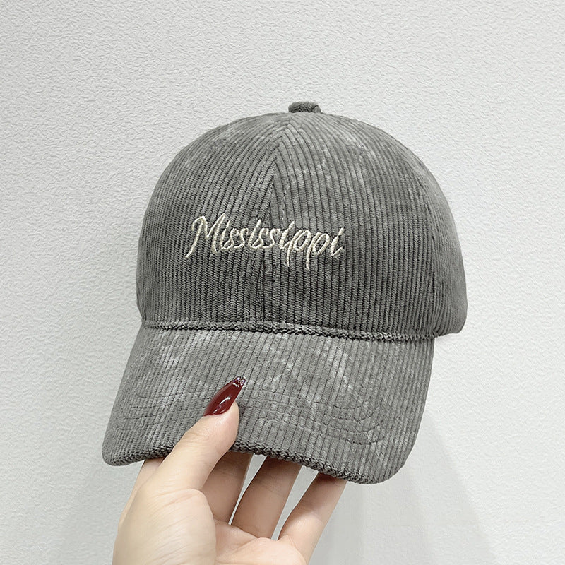Women's Corduroy Visor Cap Kalsten
