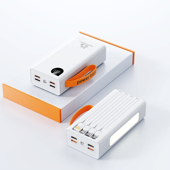 Portable power bank with LED lighting and digital power display Kalsten