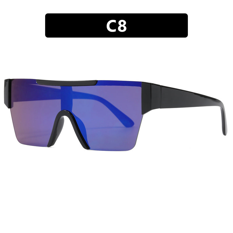 Women's futuristic sports sunglasses with UV protection and wide lens area Kalsten
