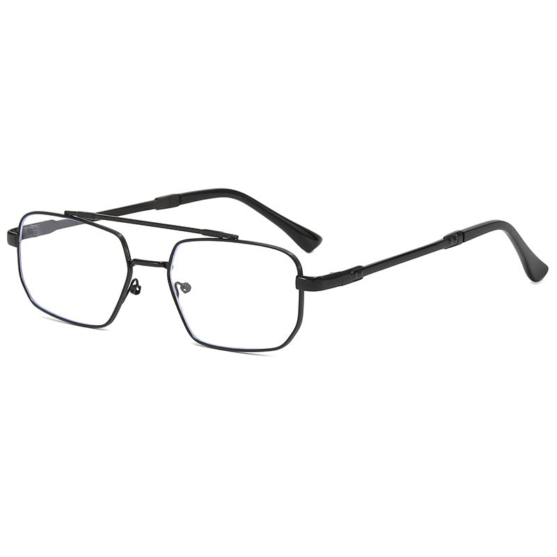 Women's fashionable geometric glasses with lightweight metal frame Kalsten