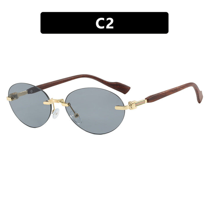 Women's fashionable sunglasses in elegant retro style with high-quality lenses and wooden details Kalsten
