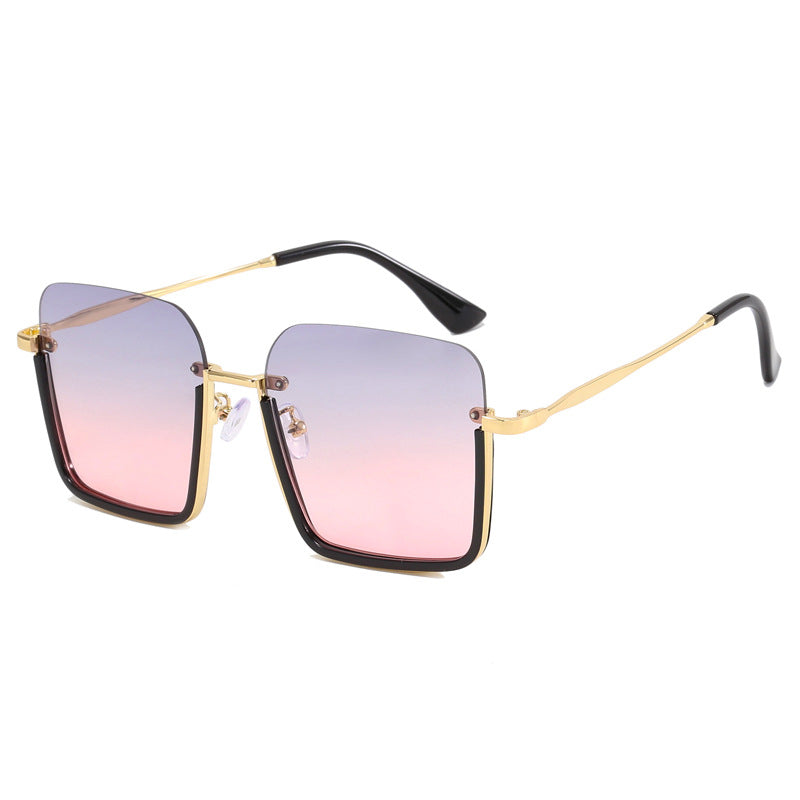 Women oversized sunglasses with elegant geometric frame Kalsten