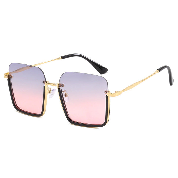 Women oversized sunglasses with elegant geometric frame Kalsten