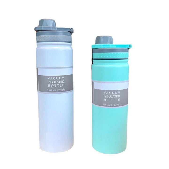Women's insulated drinking bottle with integrated silicone drinking lid Kalsten