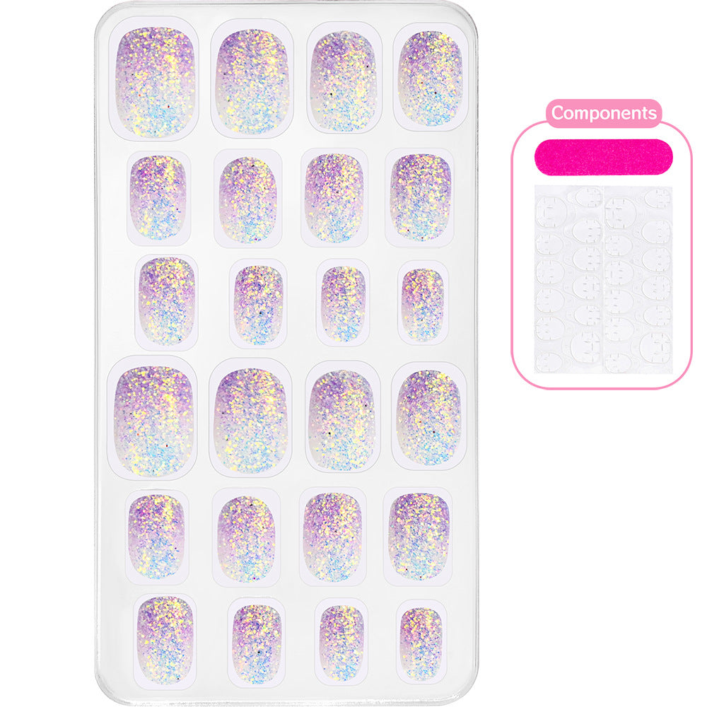Themed Summer Beach Nail Art Press-On Nails Kalsten