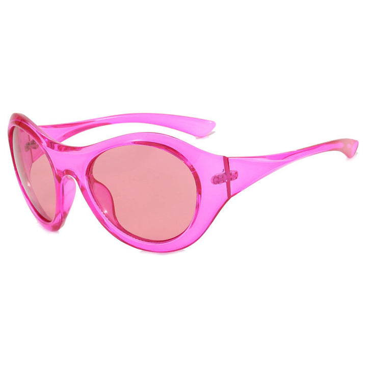 Ladies retro-inspired sunglasses with oversized frame and protective lenses Kalsten