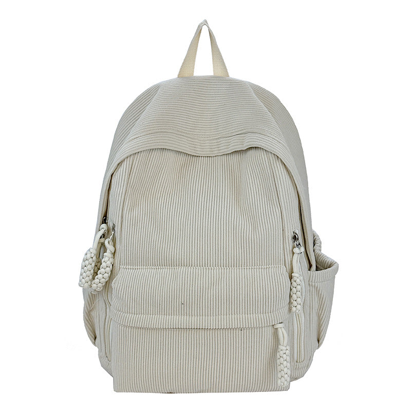 Textured Fabric Everyday Backpack Kalsten