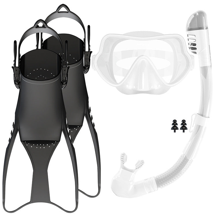 Snorkel set with high-quality fins and ergonomic diving mask Kalsten