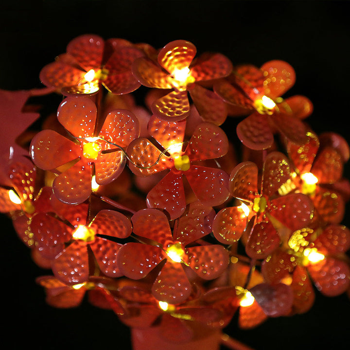 Decorative Metal Peacock Garden Stake Sculpture With Integrated LED Fairy Lights And Weatherproof Outdoor Stake Kalsten
