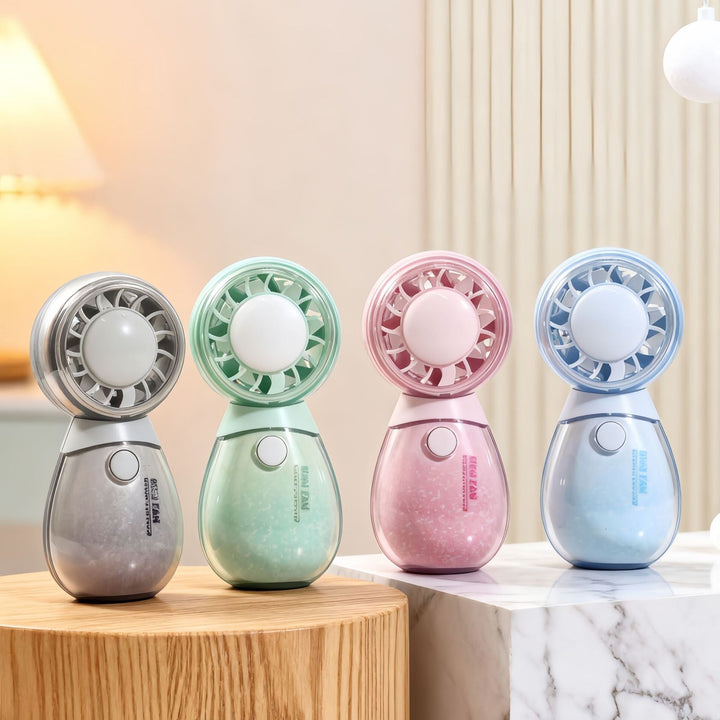 Women Portable Hand Fan with Unique Cat Design Kalsten