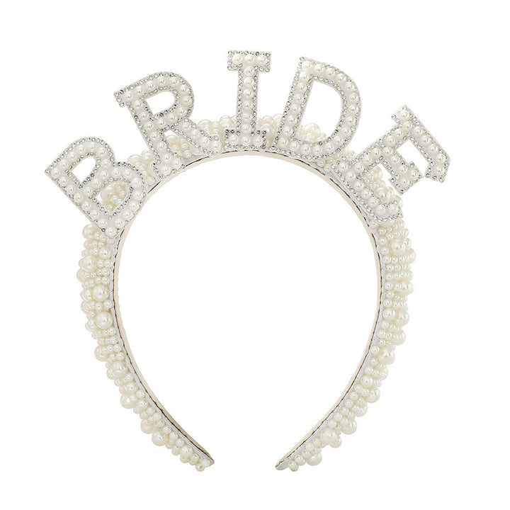 Women's Bridal Satin Ribbon with Sparkling Crystals Kalsten