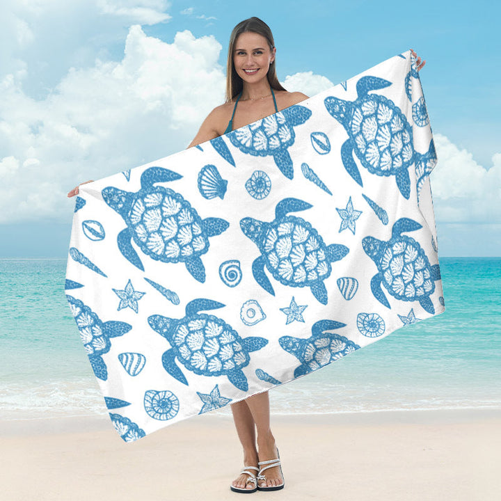 Beach towel with striking surf design Kalsten