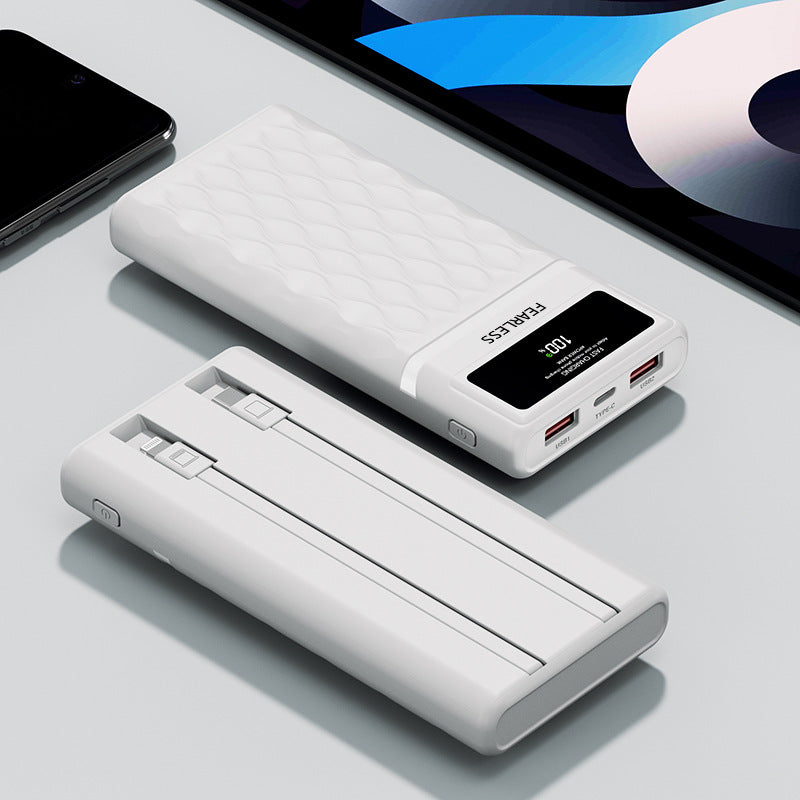 Power bank with integrated LED display and dual USB ports Kalsten