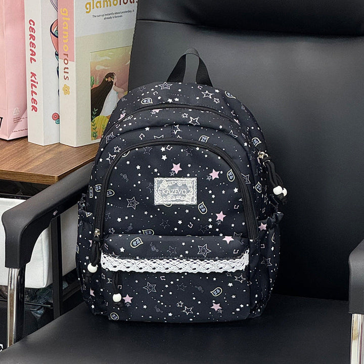 Cartoon-Themed Multi-Pocket Backpack Kalsten