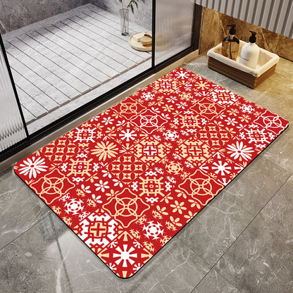 Abstract Modern Bath Mat Acalora