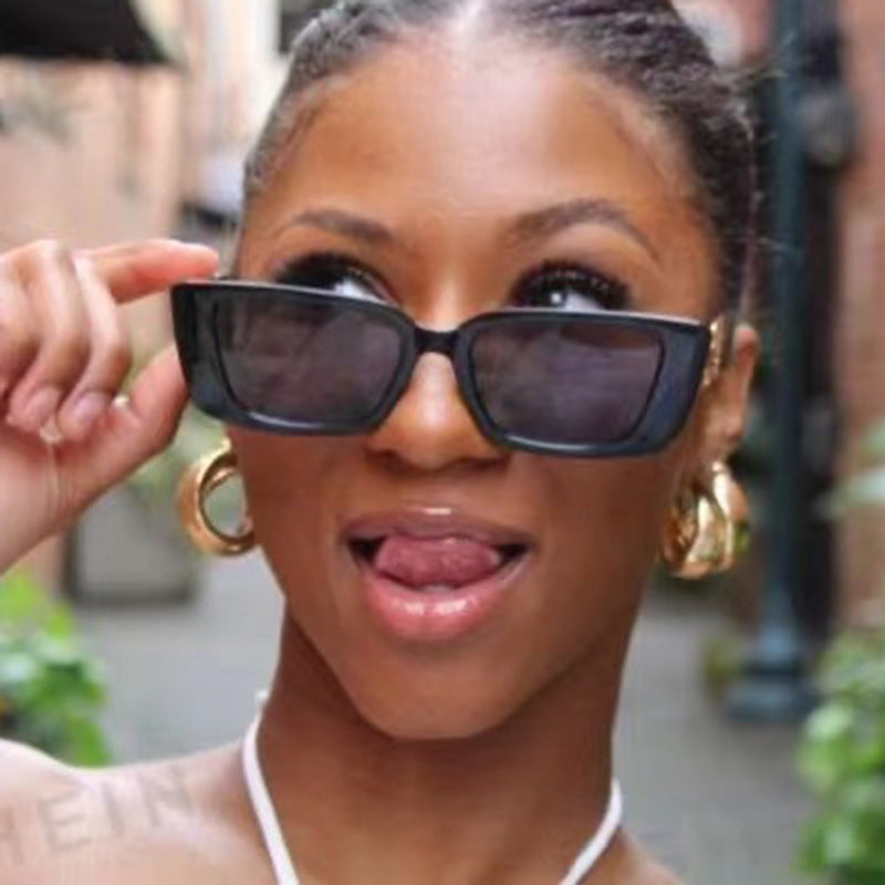 Women's trendy oversized sunglasses with unique leopard print Kalsten