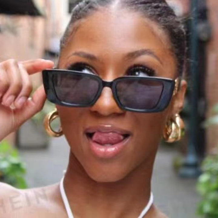 Women's trendy oversized sunglasses with unique leopard print Kalsten