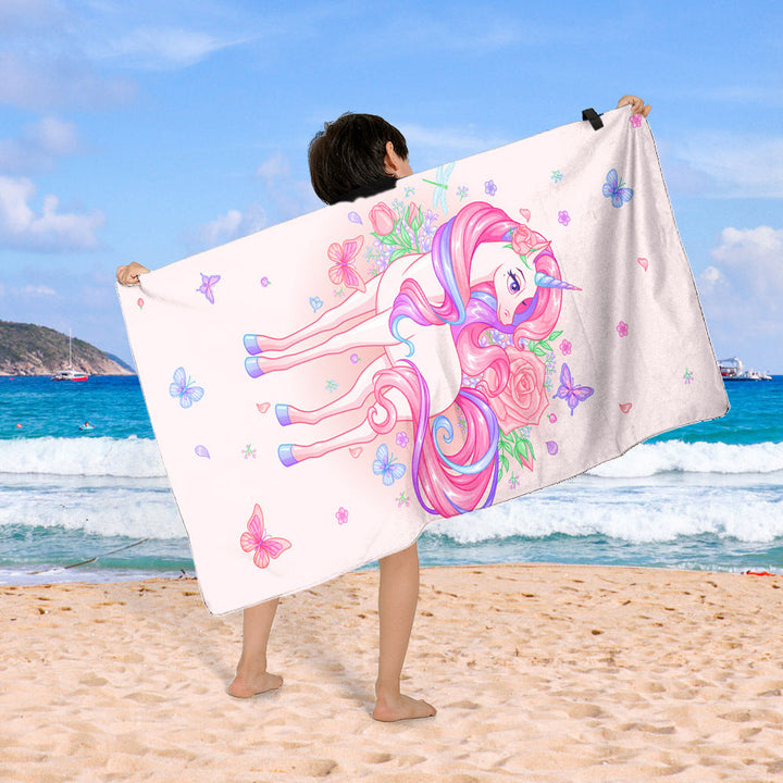 Beach blanket with colorful cupcake design Kalsten