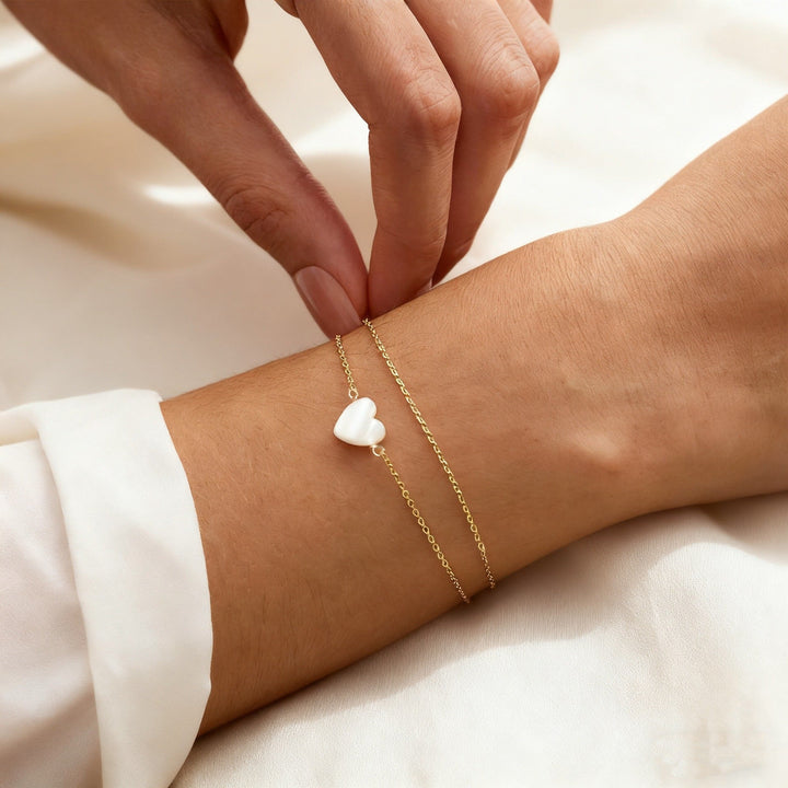 Elegant Heart Charm Bracelet Kalsten