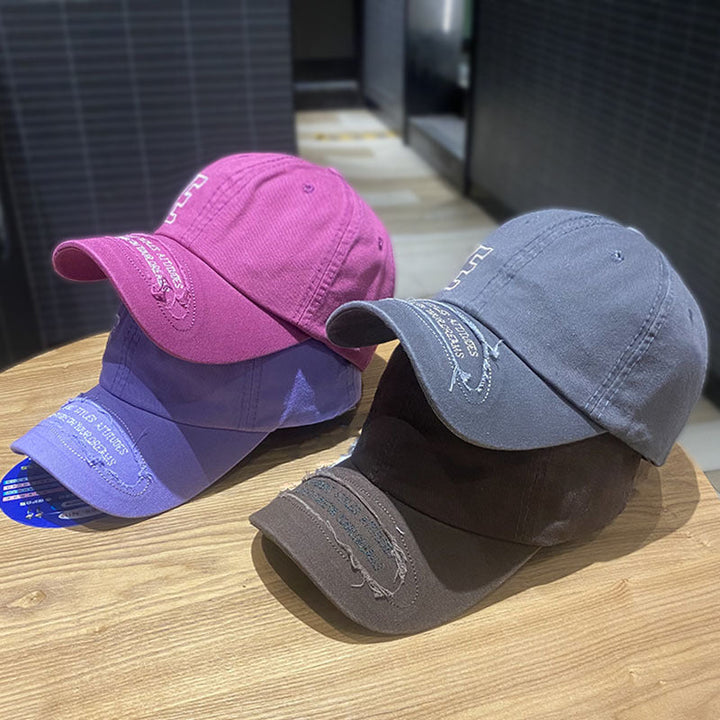 Women's Distressed Casual Denim Cap Kalsten