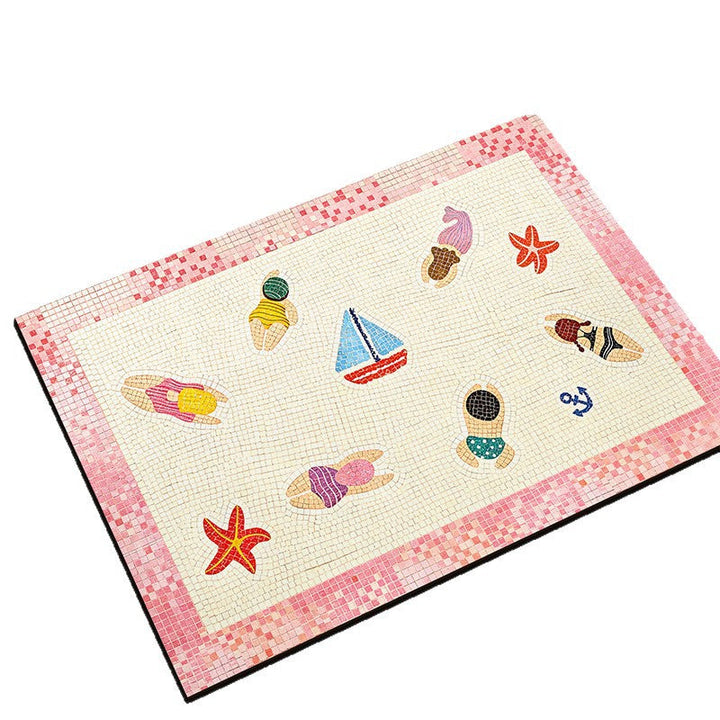 Fun-Themed Bathroom Mat Kalsten