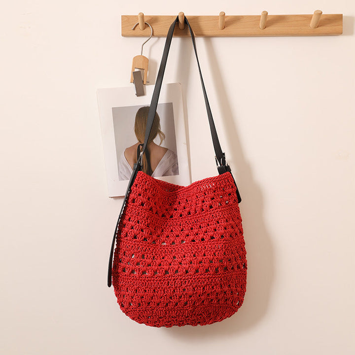 Crocheted shoulder bag with stable straps Kalsten
