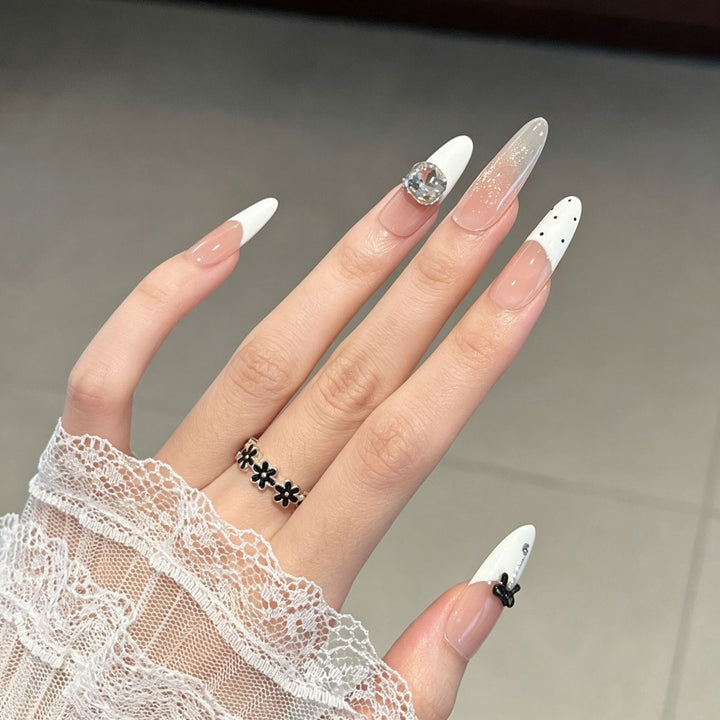 Elegant Long Stiletto Press-On Nail Extensions Kalsten