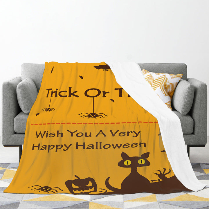 Halloween Themed Fleece Blanket Kalsten