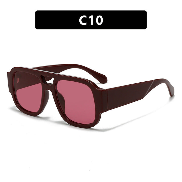 Ladies modern sunglasses in elegant rectangular design Kalsten