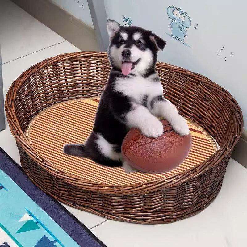 Women's basket for pets with comfortable sleeping area Kalsten