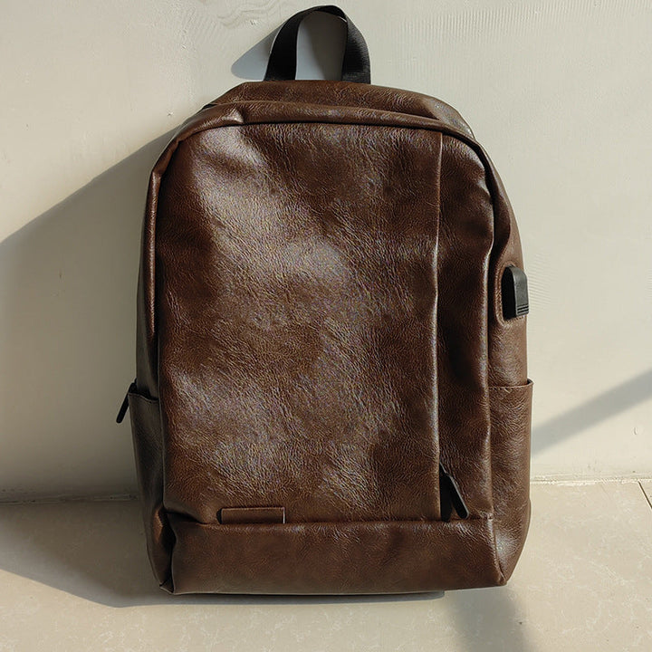 Elegant Leather Laptop Backpack Kalsten