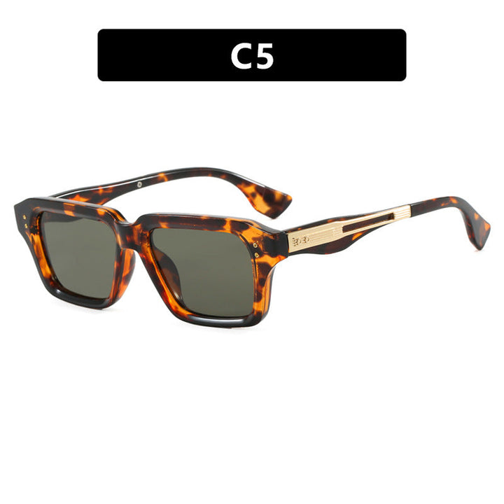 Women's stylish square sunglasses with luxurious tortoiseshell pattern and durable frame Kalsten