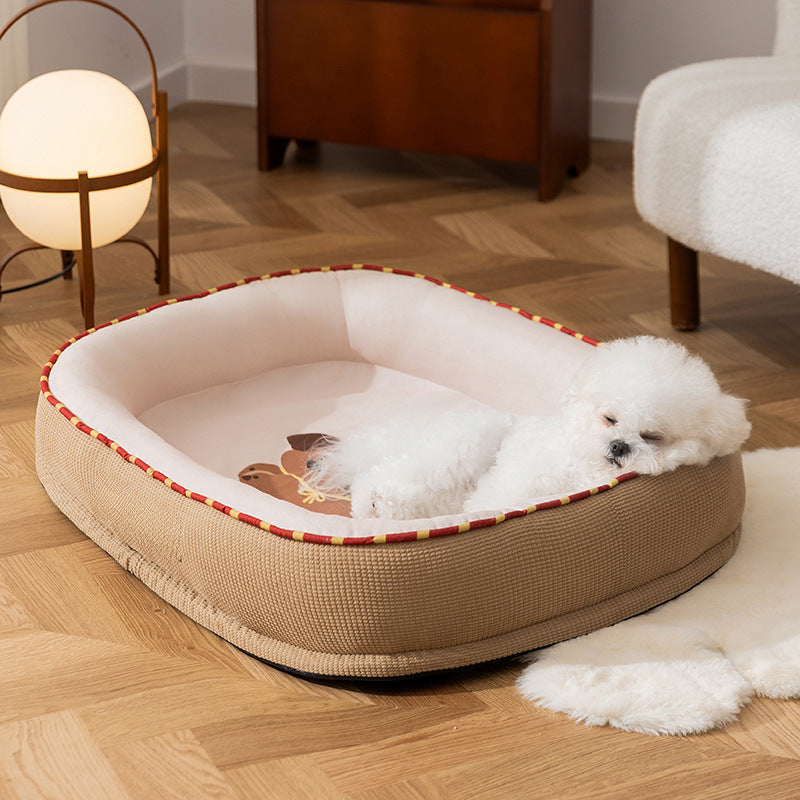 Cartoon-Themed Dog Bed