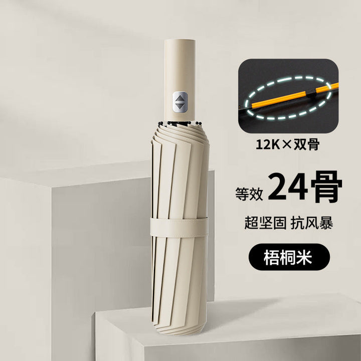 Ladies wind and rain protection umbrella with advanced double structure design Kalsten